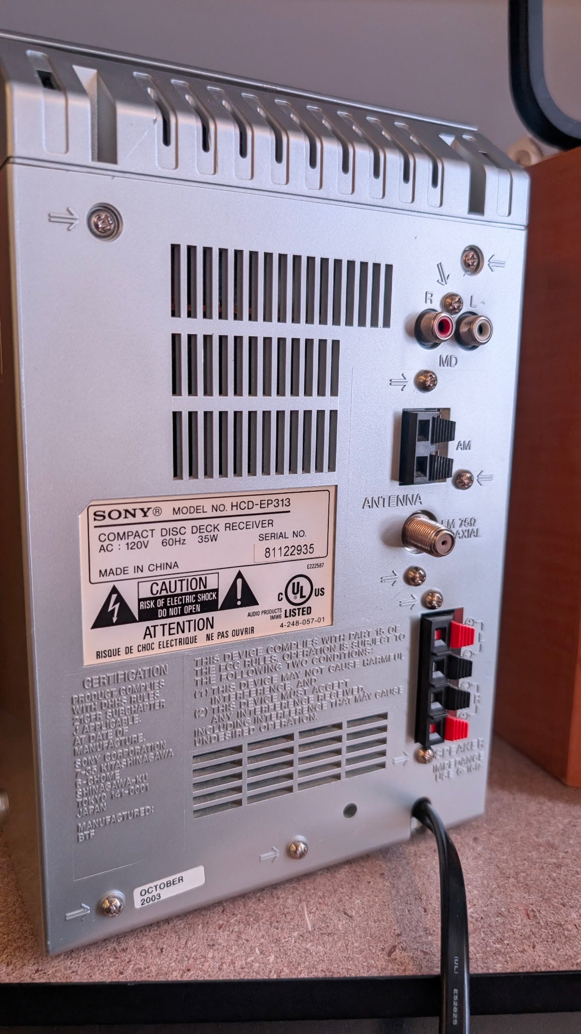 Sony CMT-EP313 Micro component system