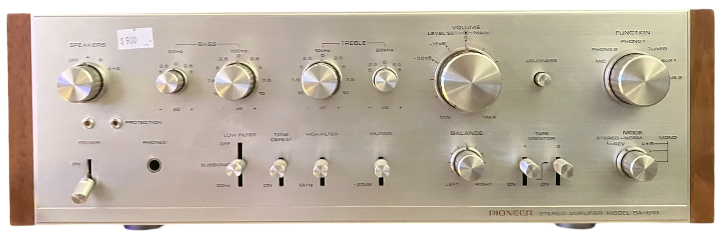 Pioneer SA-810 and TX-9100