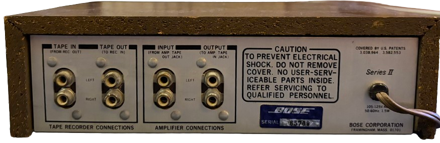 Bose 901 Active Equalizer Series II
