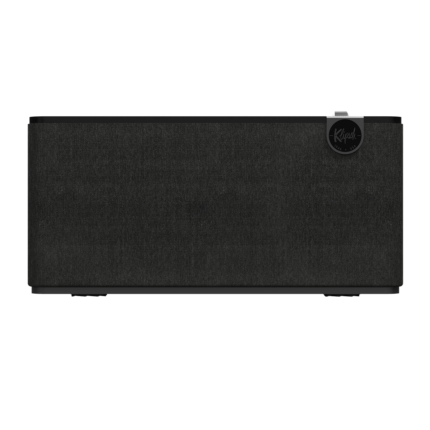 Klipsch The Three Plus in Ebony, straight-on front view