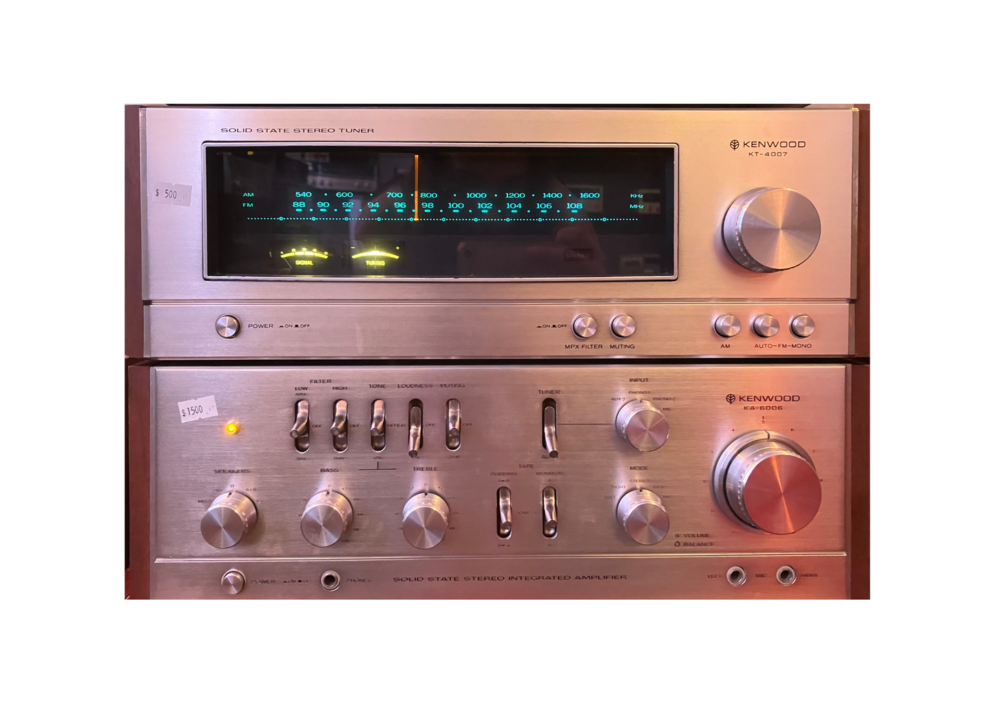 Kenwood KA-6006 & KT-4007
