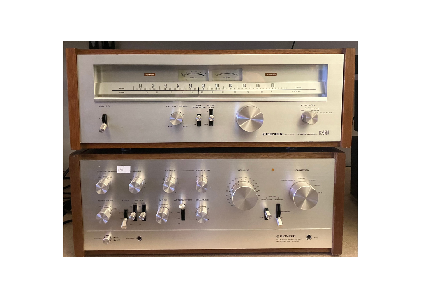 Pioneer SA-9500 & TX-9500