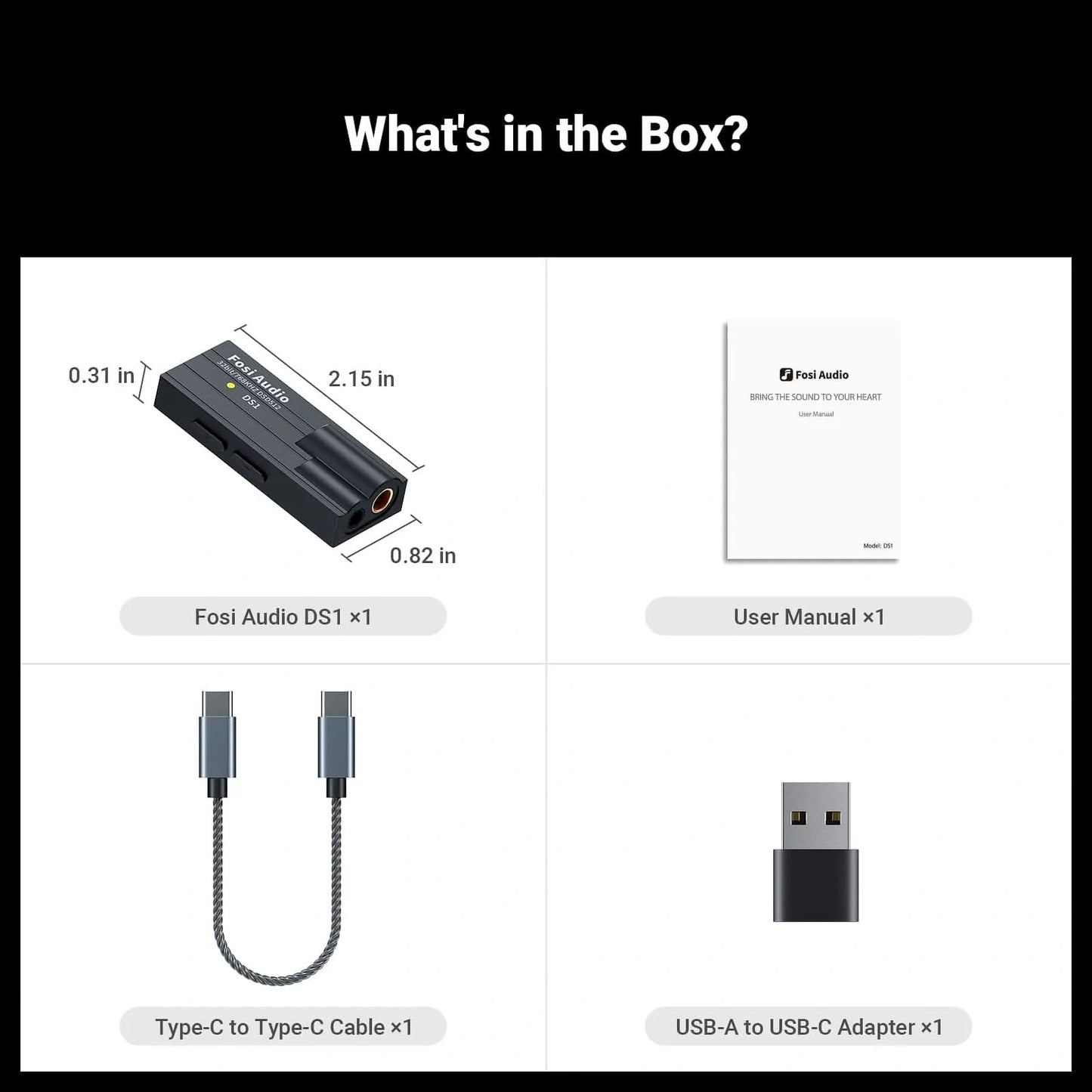 Fosi Audio DS1 - USB DAC