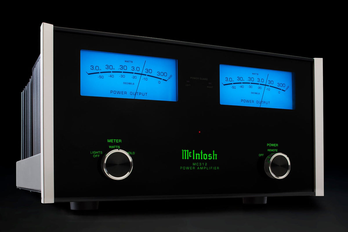 McIntosh MC312 Stereo Power Amplifier, official product image 6