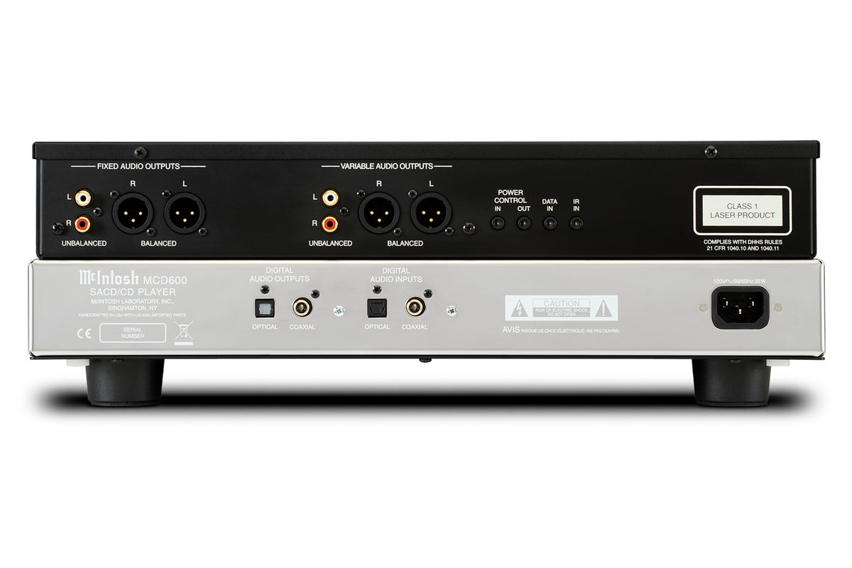 McIntosh MCD600 SACD/CD Player, rear view