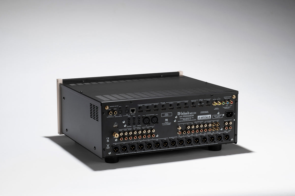 McIntosh MX124 A/V Processor, rear view