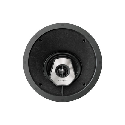 A front view of the Sonus faber PC-562P custom installation 2-way point in-ceiling speaker from the Palladio collection.