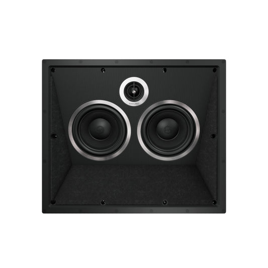 A front view of the Sonus faber PC-563P custom installation 2-way point in-wall speaker from the Palladio collection.