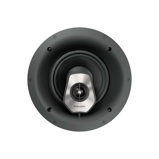 A front view of the Sonus faber PC-562 custom installation 2-way in-ceiling speaker from the Palladio collection