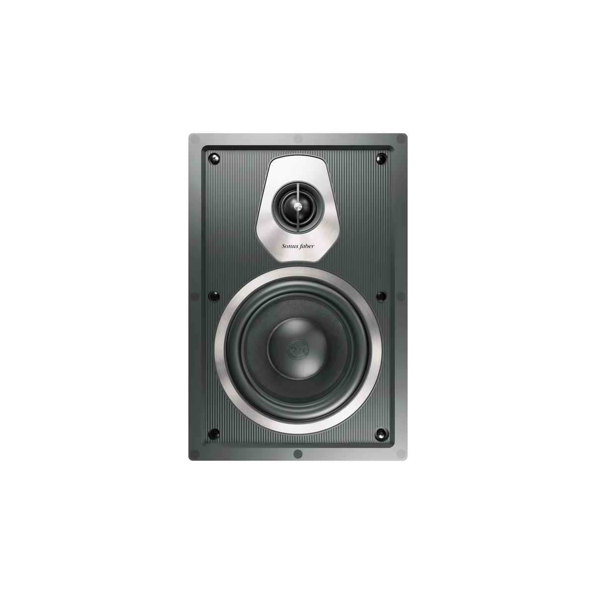 A front view of the Sonus faber PW-562 custom installation 2-way in-wall speaker from the Palladio collection