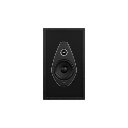 PW-662: 2-way in-wall speaker without the grille, revealing intricate details for custom installation.