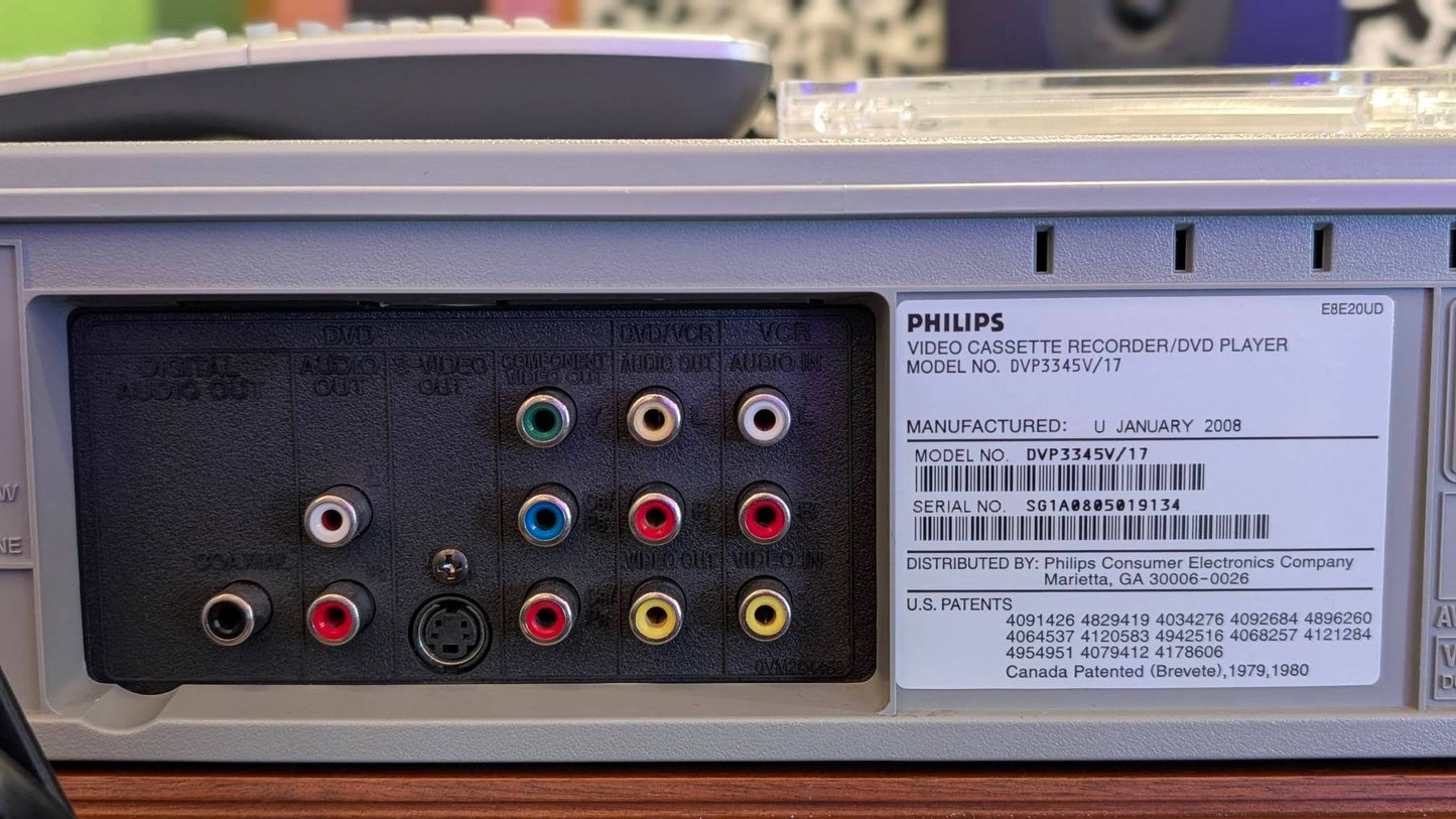 Philips DVD/VCR DVP3345V