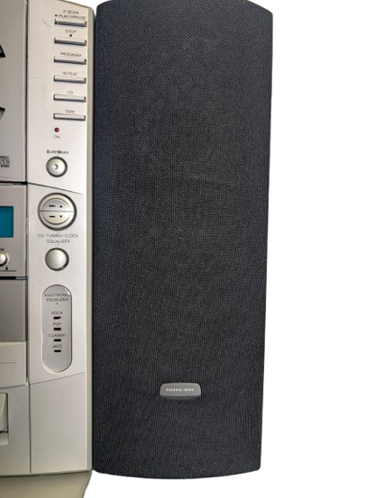 Y2K Refurbished Sharper Image Vertical Cassette & CD Player (Dead Gen A/V)