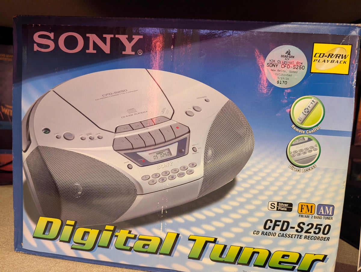 Sony CFD-S250 Portable Stereo Boombox