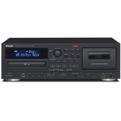 TEAC AD-850-SE Cassette Deck CD Player - Black
