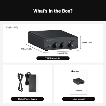 Fosi Audio TB10D - Balanced Stereo Amplifier