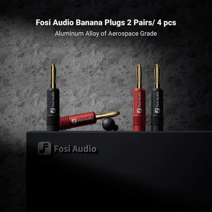 Fosi Audio Gold Plated Banana Plugs