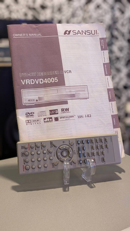 Sansui VRDVD4006 VCR/DVD Recorder Combo