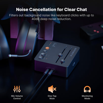 Fosi Audio C3 - StepSense Gaming Sound Card