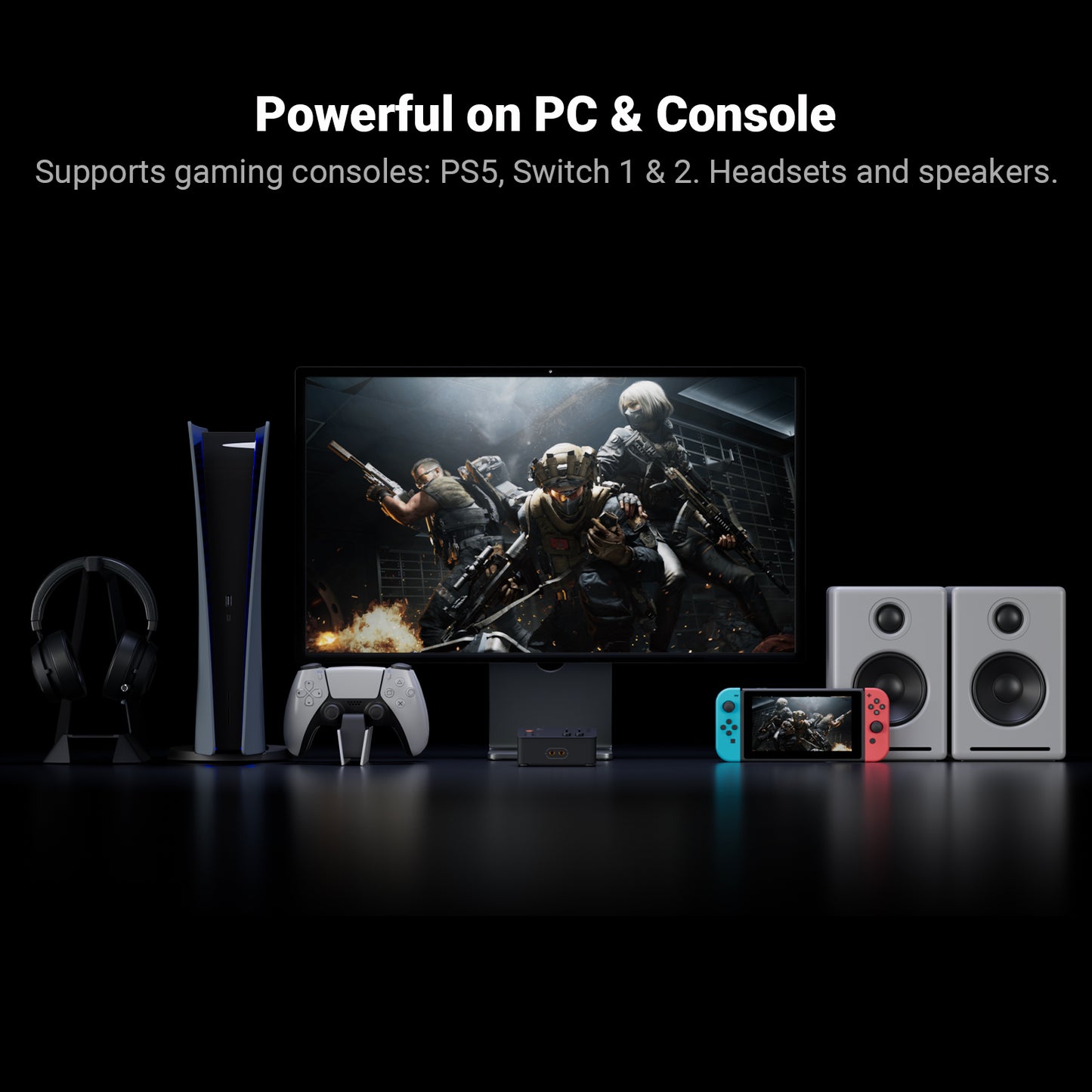 Fosi Audio C3 - StepSense Gaming Sound Card