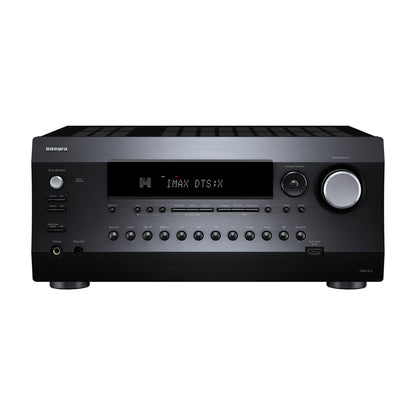 Integra DRX-5.4 AV receiver in black, straight-on front panel