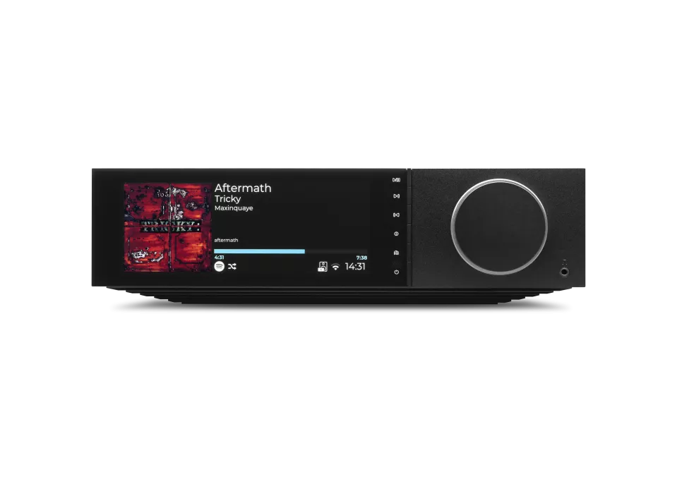 Cambridge Audio Evo 150 SE streaming amplifier, front view