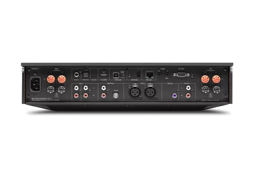 Cambridge Audio Evo 300 rear panel inputs and outputs