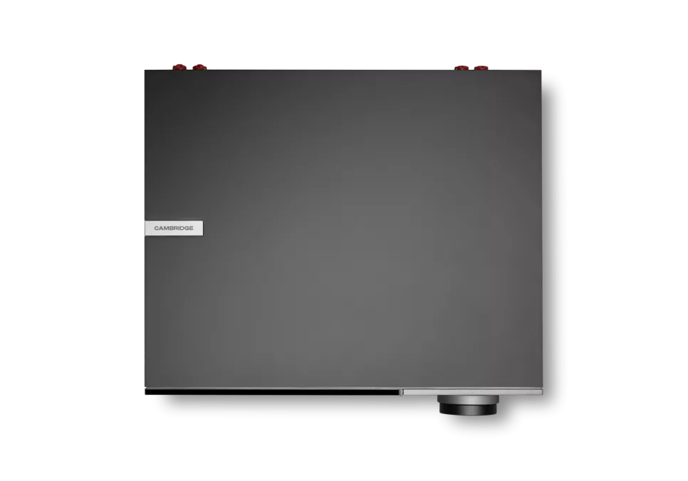 Cambridge Audio Evo 300 top view showing chassis design