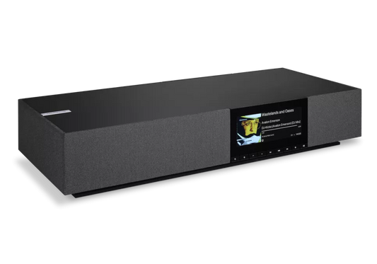 Cambridge Audio Evo One all-in-one music system in Midnight finish, front view