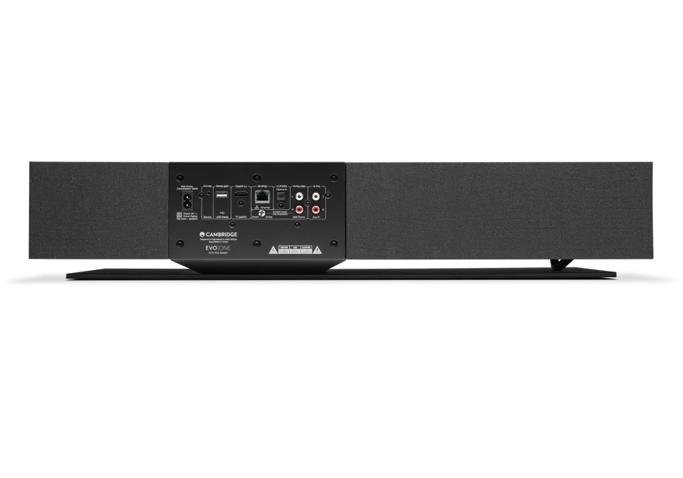 Cambridge Audio Evo One in Midnight, rear panel connections