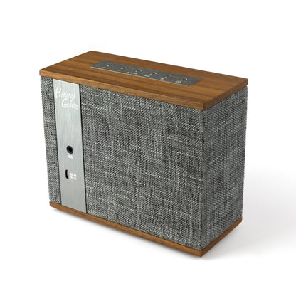 Klipsch Heritage Groove portable speaker in walnut, rear view
