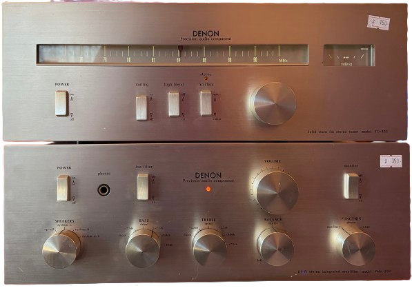 Denon PMA-232 and TU-332