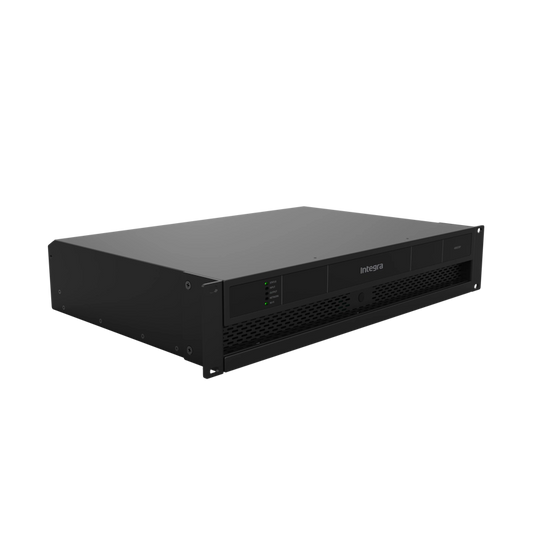 Integra 4500DSP 4-channel DSP power amplifier, hero left angle