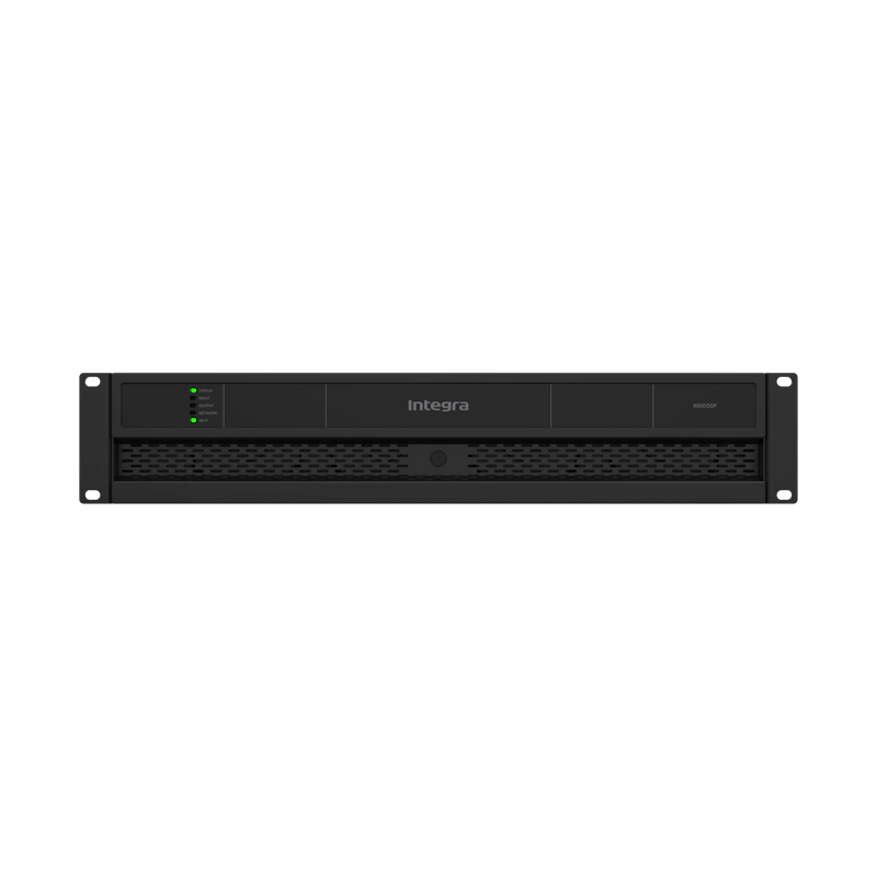 Integra 8500DSP power amplifier, front panel