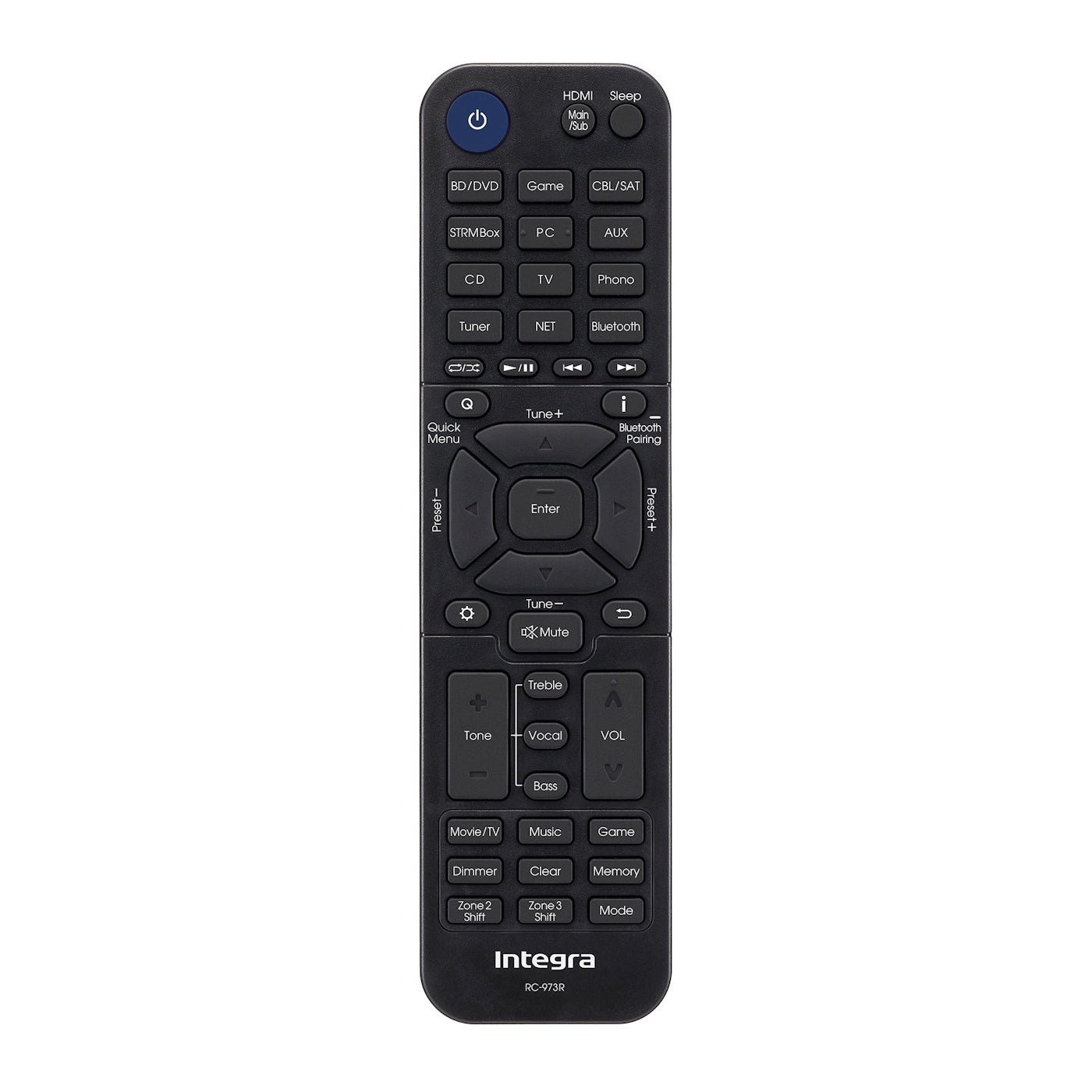 Integra DRX-2.4 AV receiver RC-973 remote control