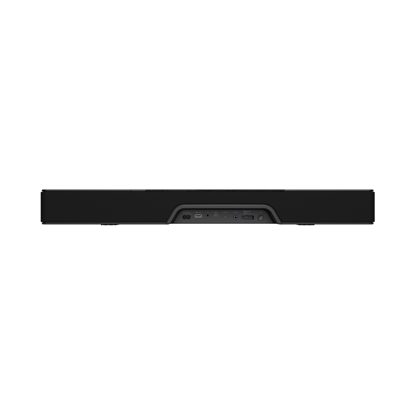 Klipsch Flexus Core 100 sound bar in Black, rear connection panel