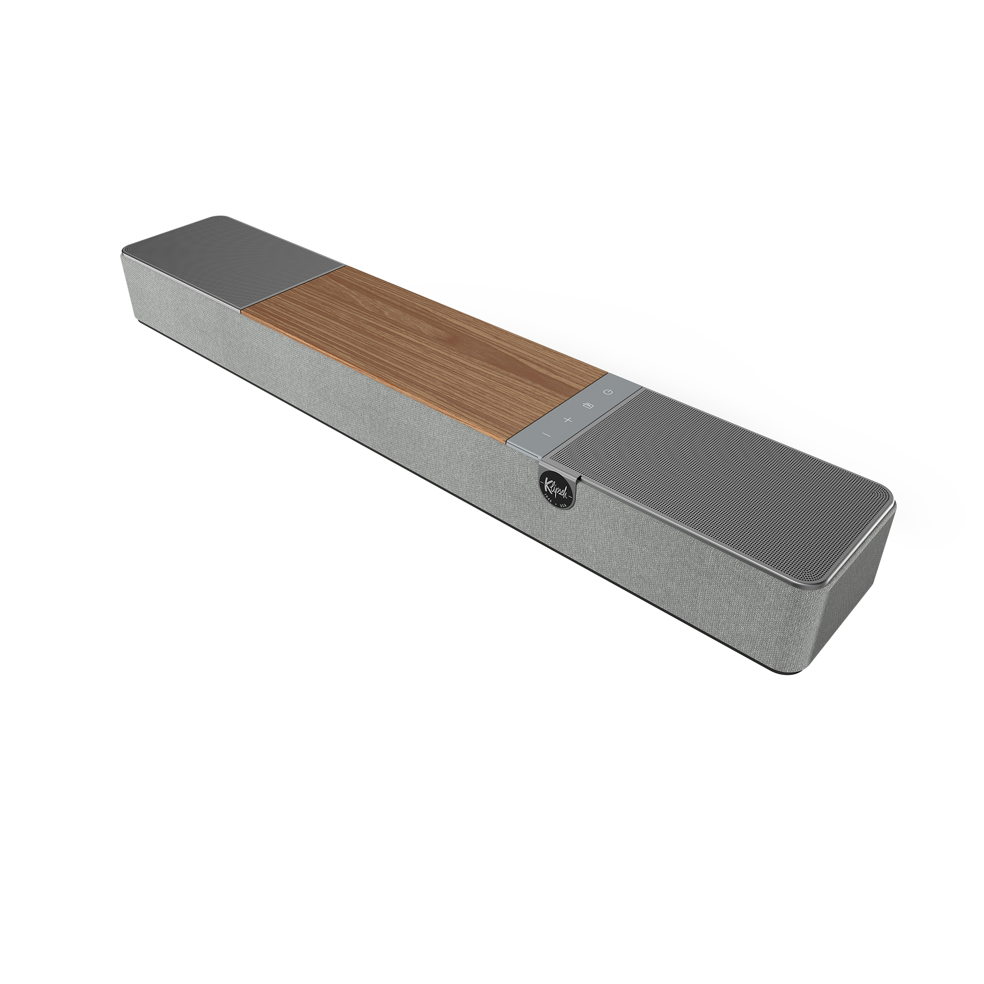 Klipsch Flexus Core 100 sound bar in Walnut, hero view