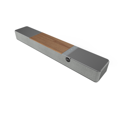 Klipsch Flexus Core 100 sound bar in Walnut, hero view