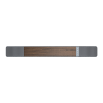 Klipsch Flexus Core 200 sound bar in Walnut, top view