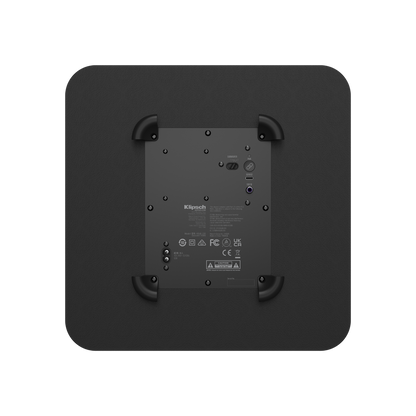 Klipsch Flexus Sub 100 wireless subwoofer in Black, rear panel