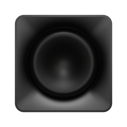 Klipsch Flexus Sub 200 wireless subwoofer in Black, front view