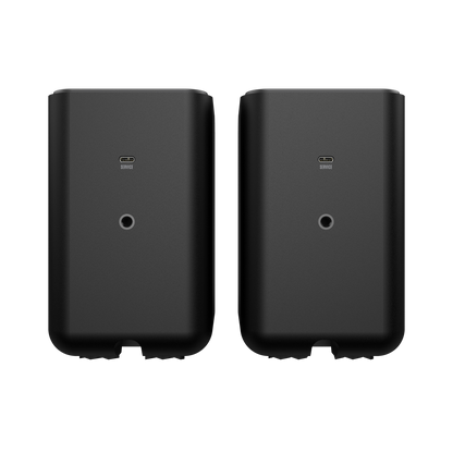 Klipsch Flexus Surr 100 wireless surround speaker in Black, rear panel