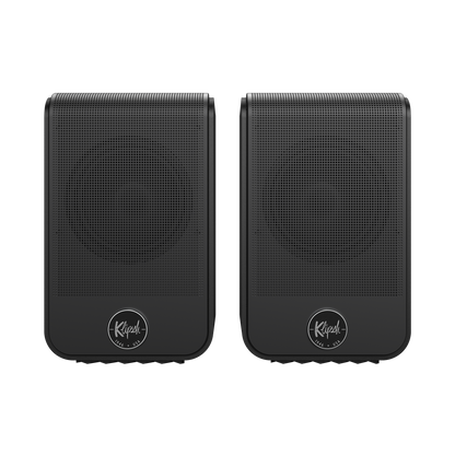 Klipsch Flexus Surr 100 wireless surround speaker in Black, front view