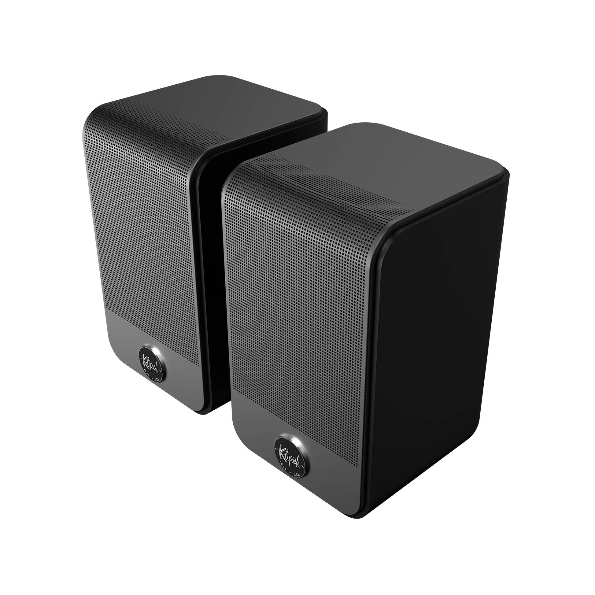 Klipsch Flexus Surr 100 wireless surround speaker in Black, hero view