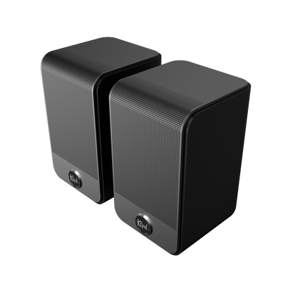 Klipsch Flexus Surr 100 wireless surround speaker in Black, hero view