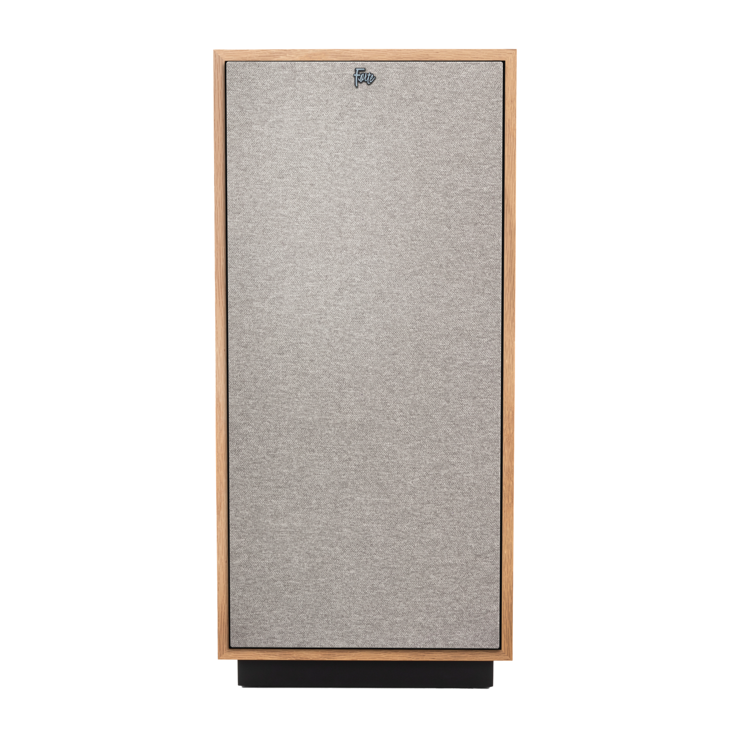 Klipsch Forte IV in Red Oak, front view with grille