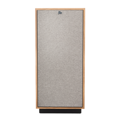 Klipsch Forte IV in Red Oak, front view with grille