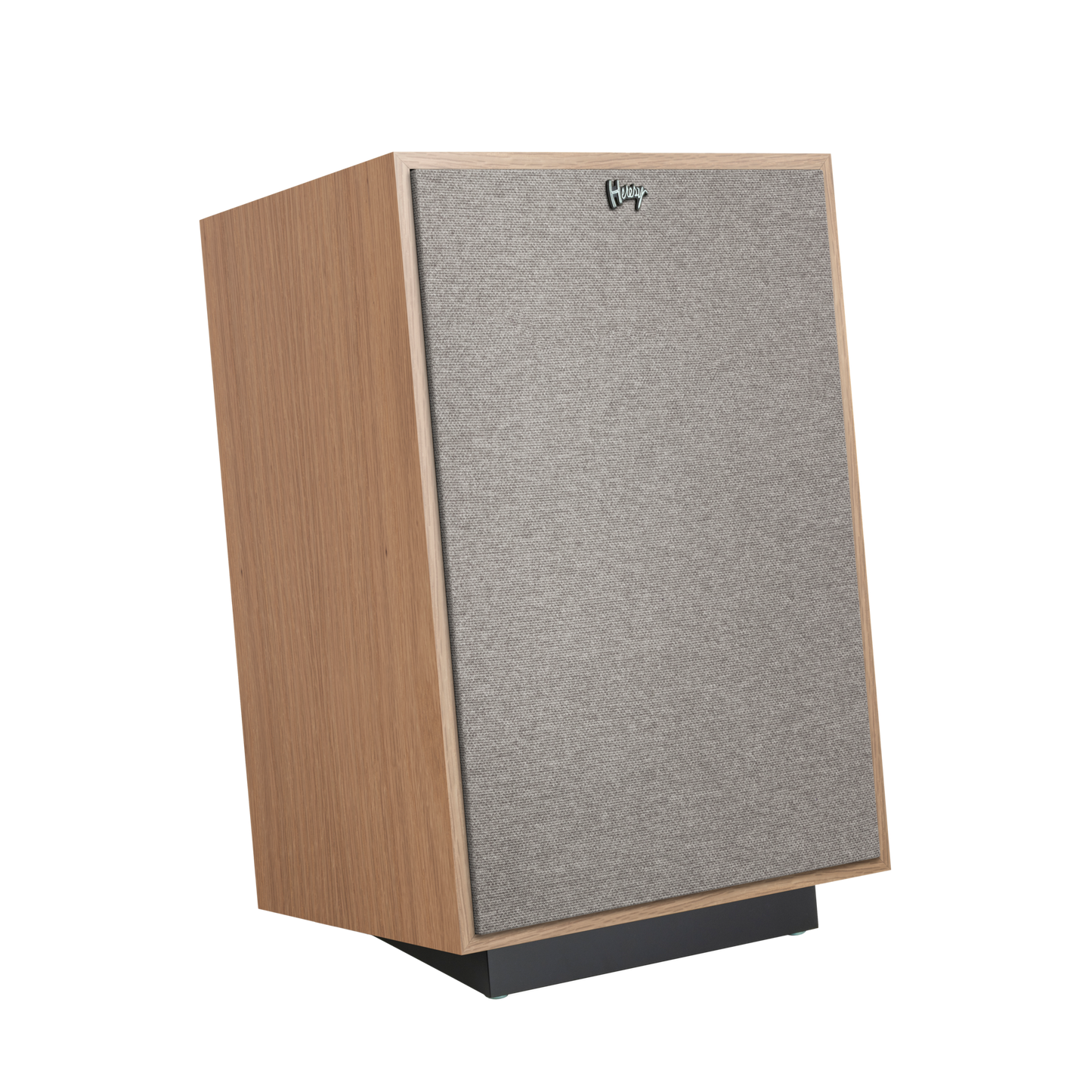 Klipsch Heresy IV in Red Oak, right angle with grille