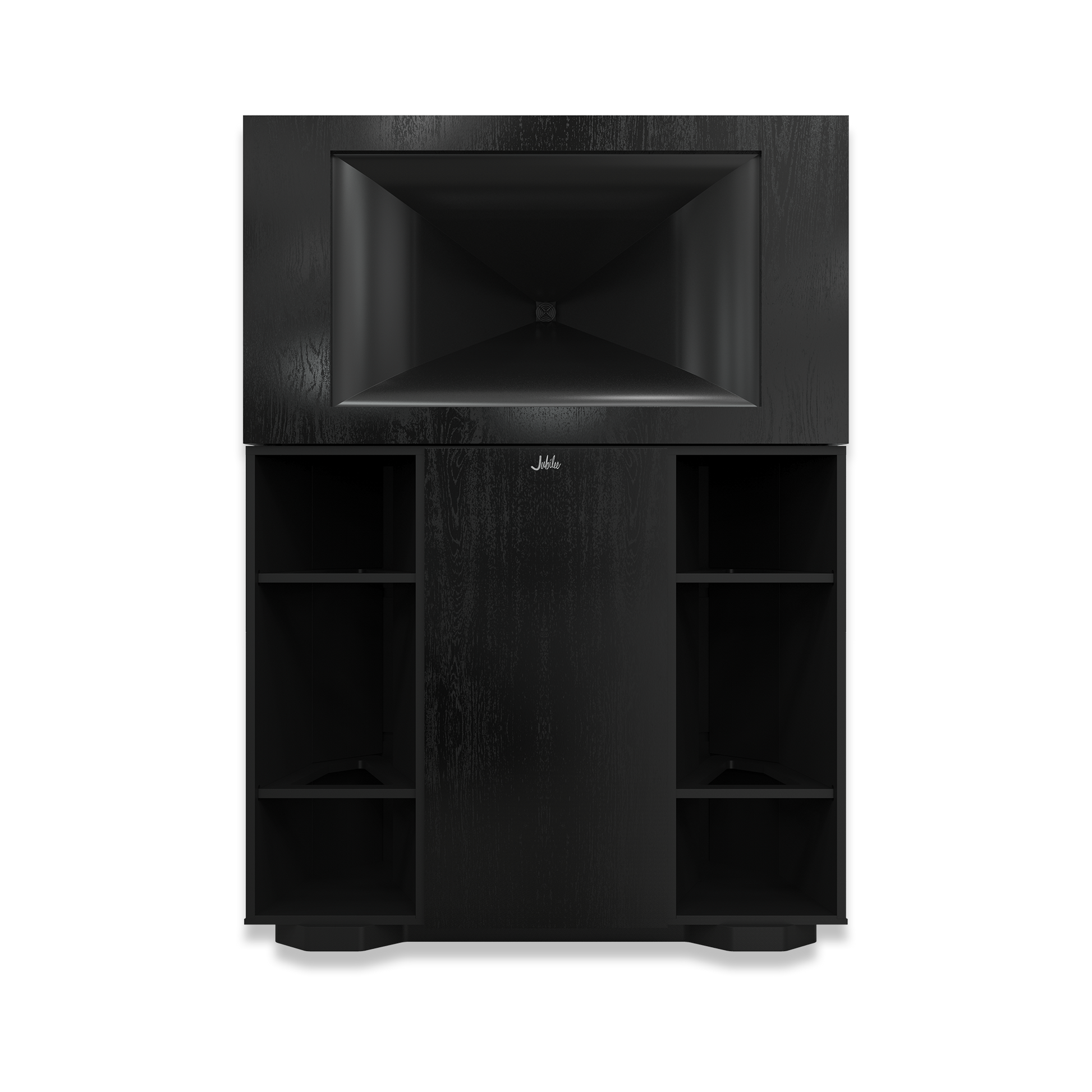 Klipsch Jubilee flagship horn-loaded speaker, side view