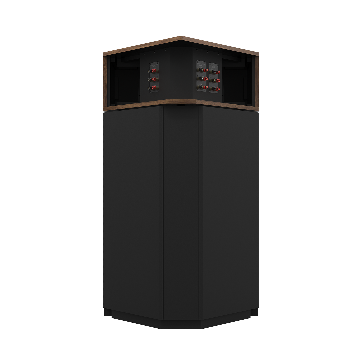 Klipsch Klipschorn AK7 in American Walnut, rear panel view